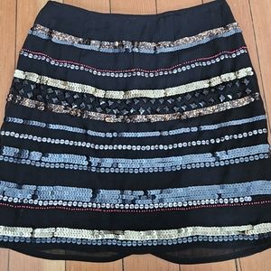 Rock & Republic Beaded Mini Skirt